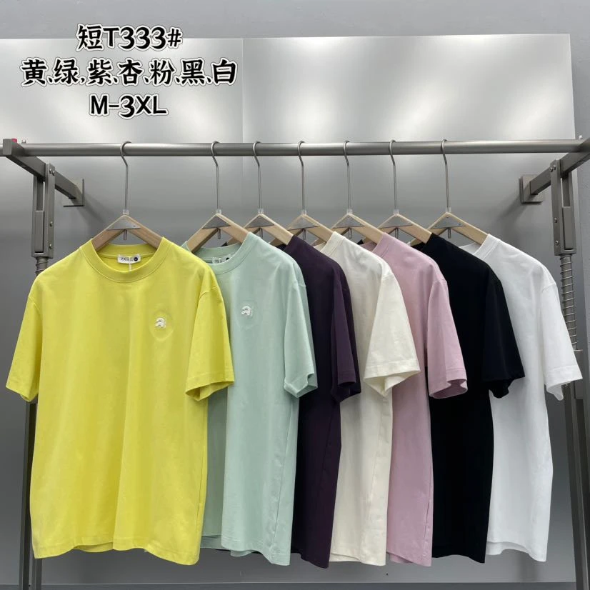 《白色》小众设计时尚潮流短T-333