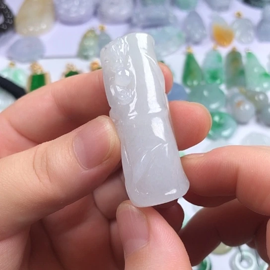 颈饰未镶嵌翡翠竹节