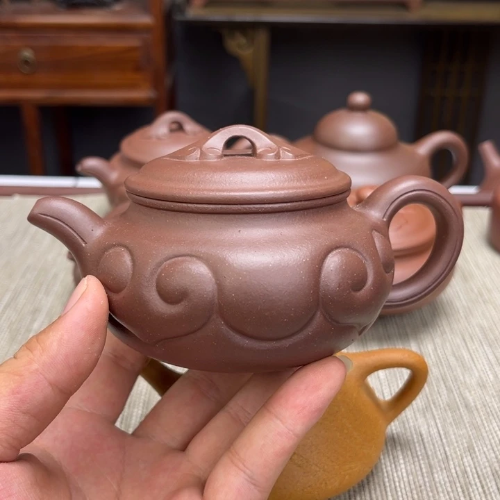 海***韵茶壶底槽青微瑕容量280