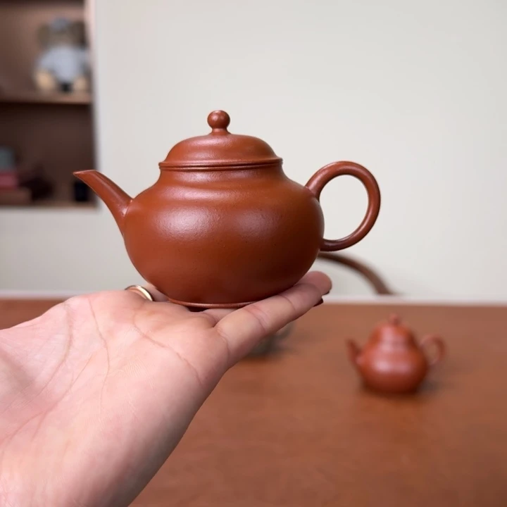 沈***紫砂茶壶水平全手