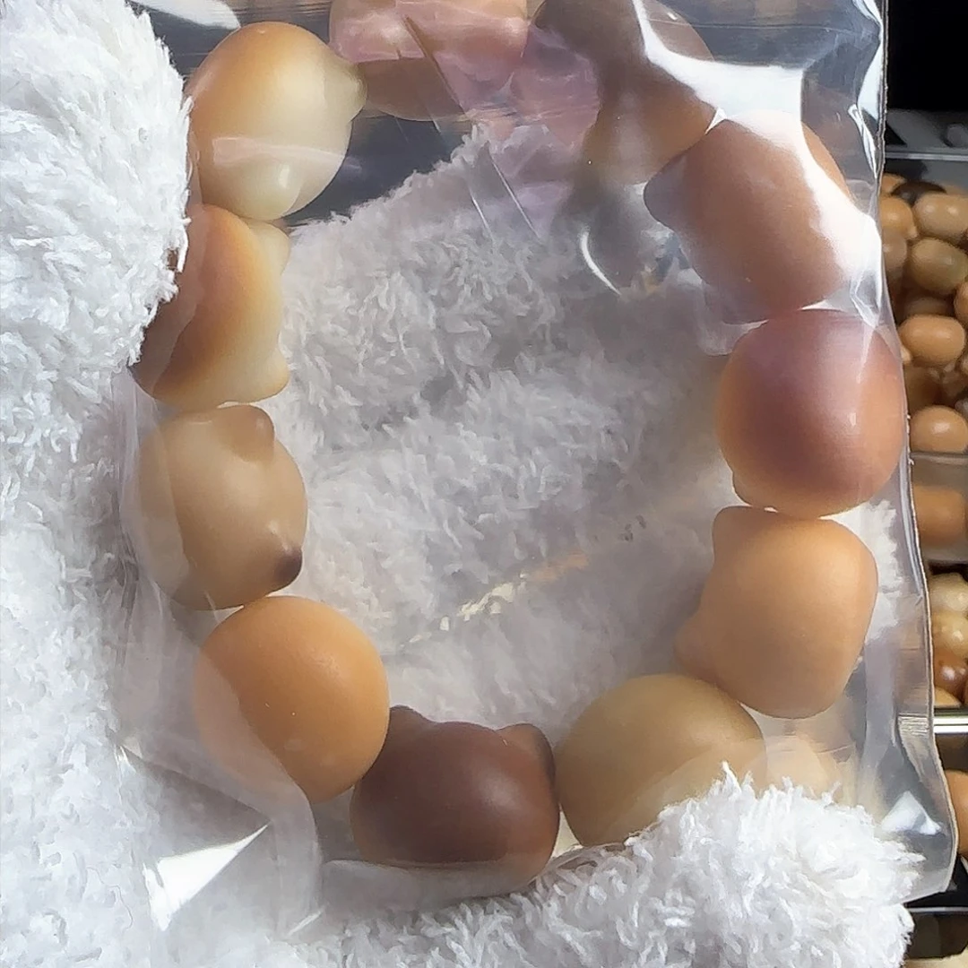 菩提根/象牙果手串c***y瑕疵卡23猫头手串一条