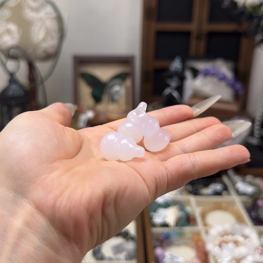 石英质玉未镶嵌吊坠(不含链)葫芦玉髓吊坠 多样性发一