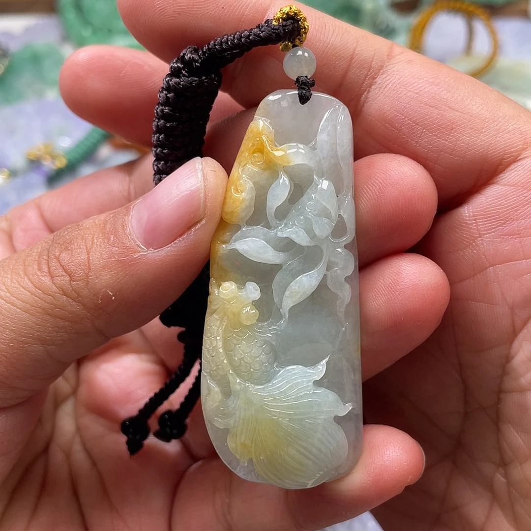 颈饰未镶嵌翡翠翡玉缘翡翠