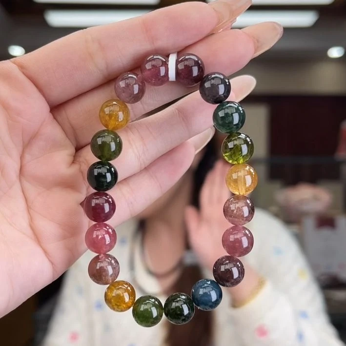 01580346碧玺/未镶嵌9mm+碧玺单圈多样性发货46