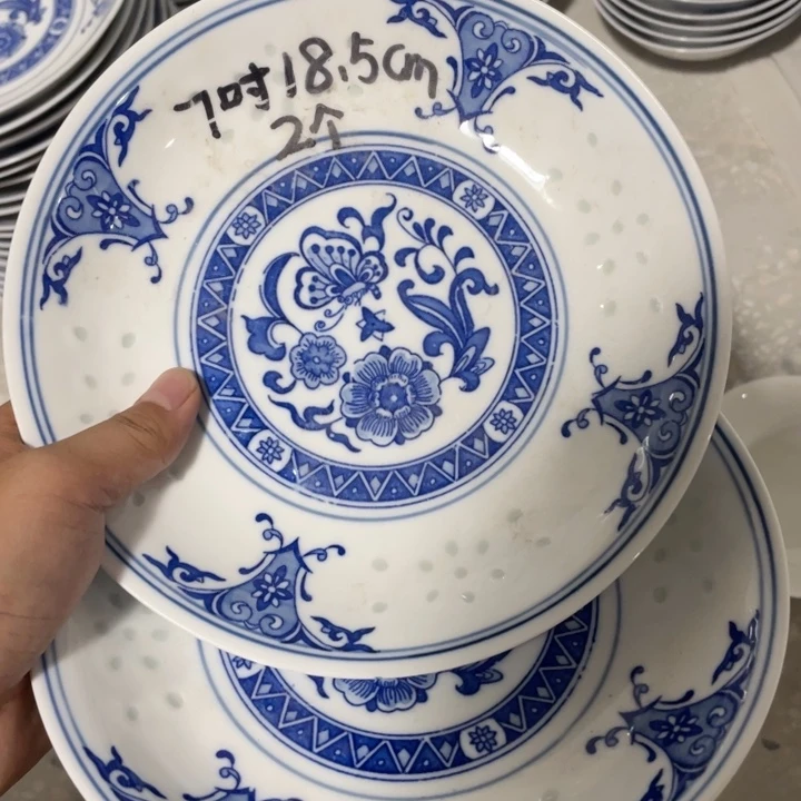 摆件景德镇高温细白瓷餐具