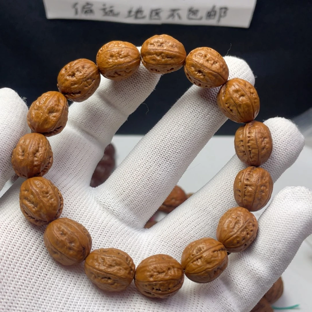 文玩核桃把件14小枣原皮原色