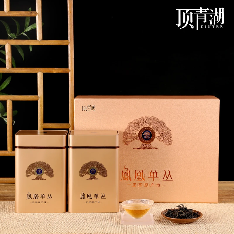 凤凰单枞茶乌岽高山老枞特级潮州特产古树蜜兰香500克礼盒套装