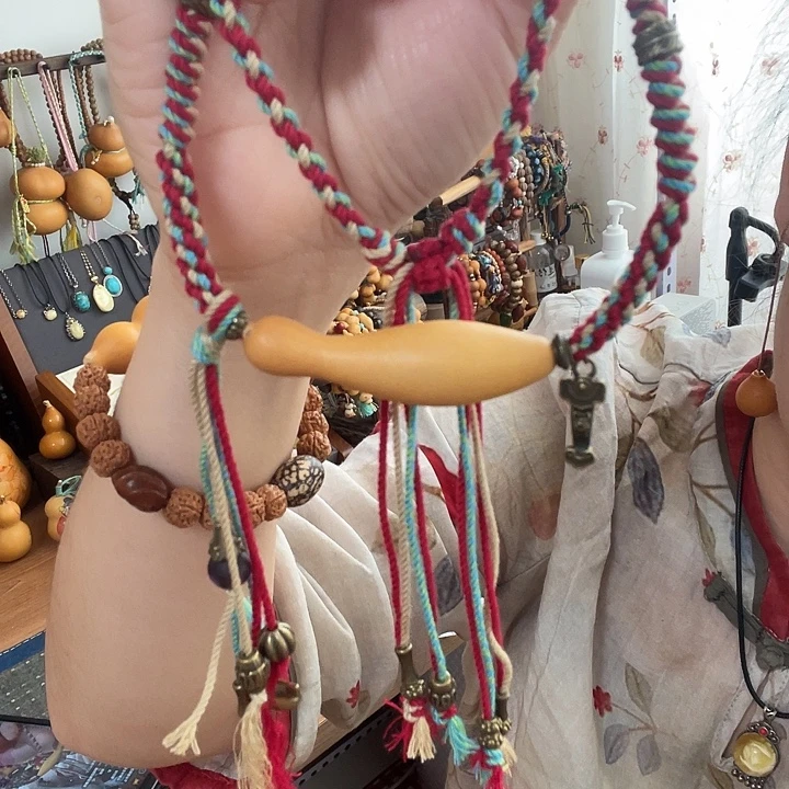 m***t天然小葫芦手作锁骨链