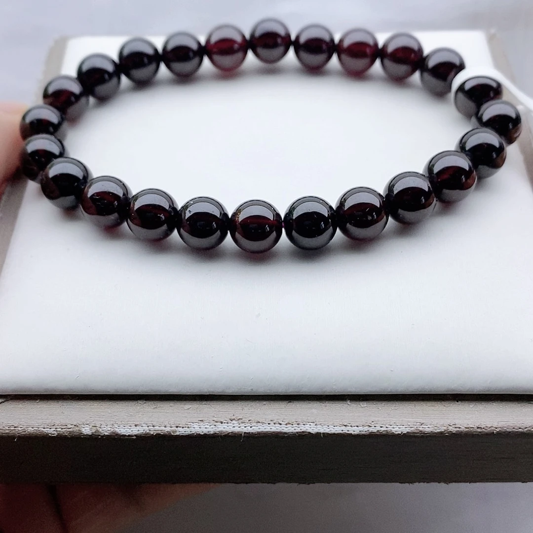 【闪购商品】石榴石手链未镶嵌8.5