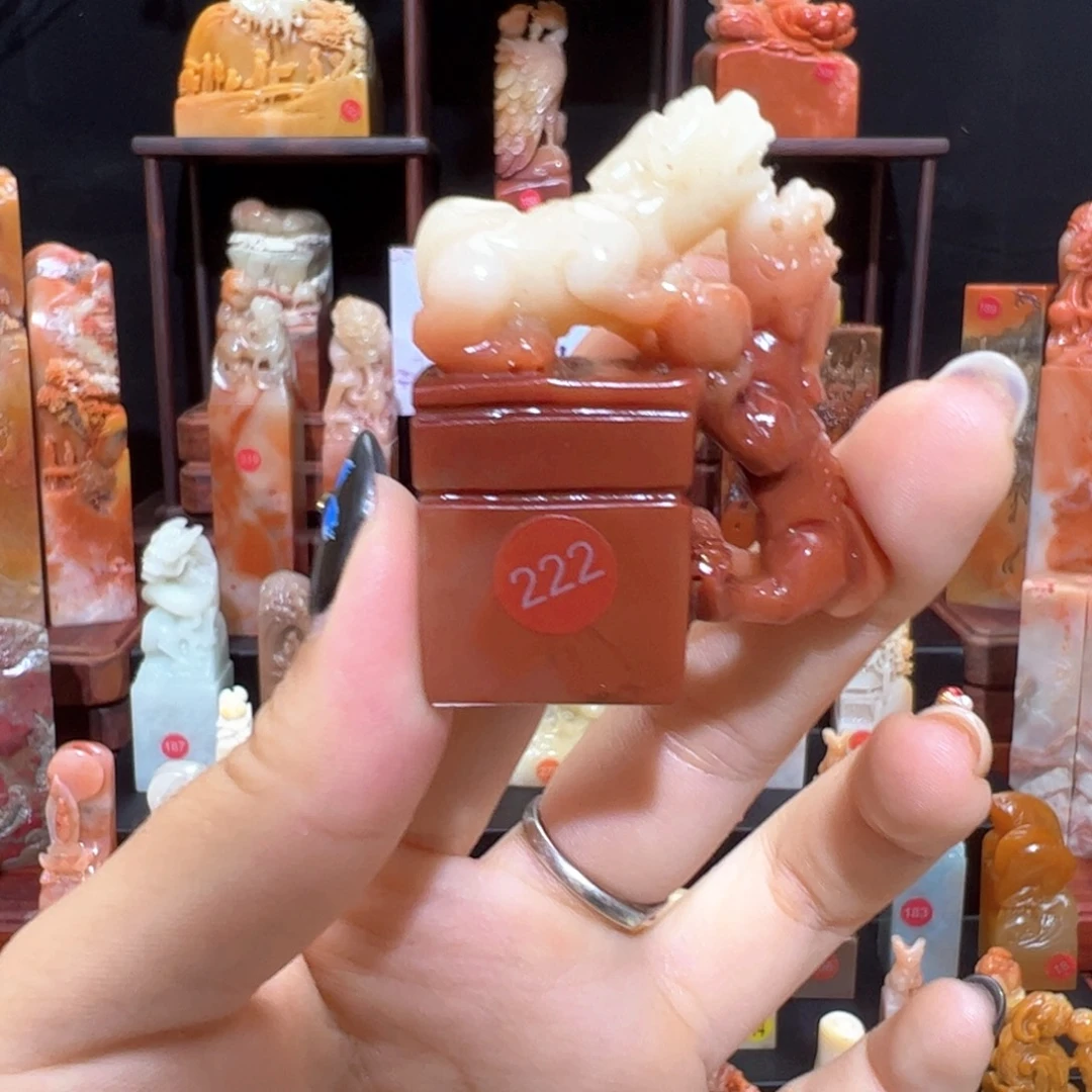 昌化石印石手工制作
