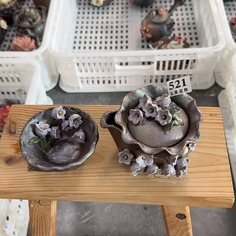 山泉造物手工制作柴烧521一套