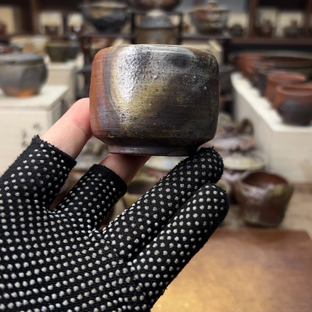 备前杯子一个微瑕