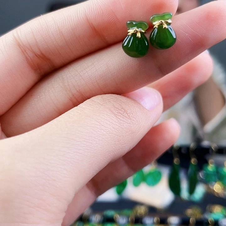 和田玉珠宝奇石银S925镶嵌