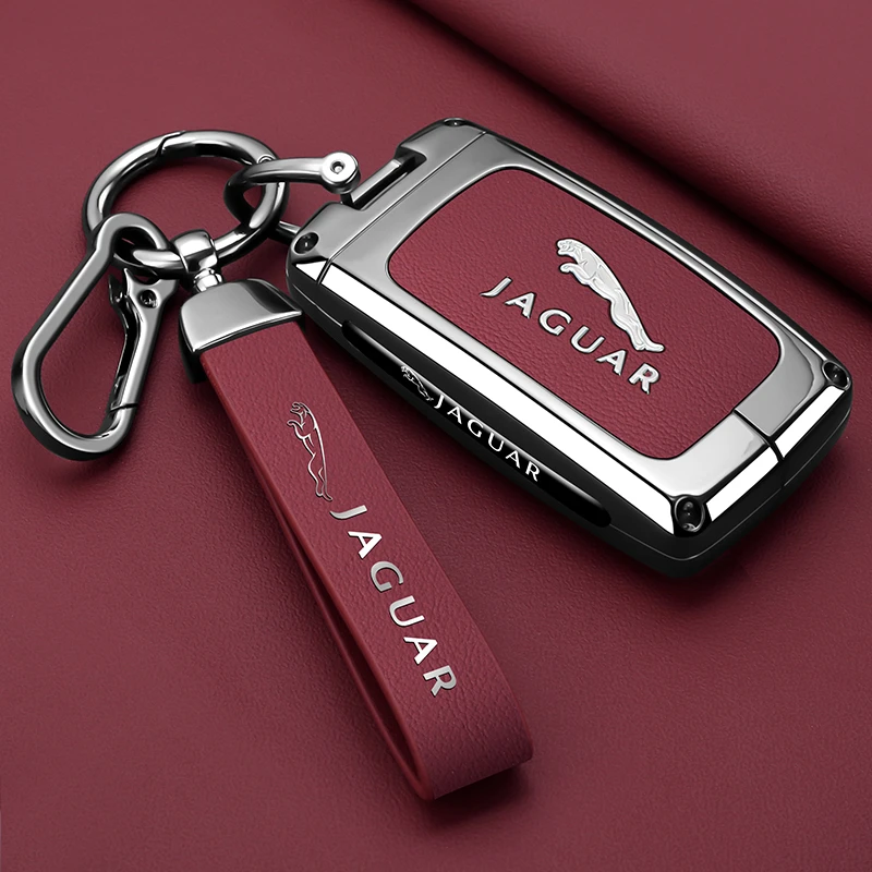 捷豹xfl钥匙套xel高档fpace改装xjl全包内饰品ftype热销车用壳扣