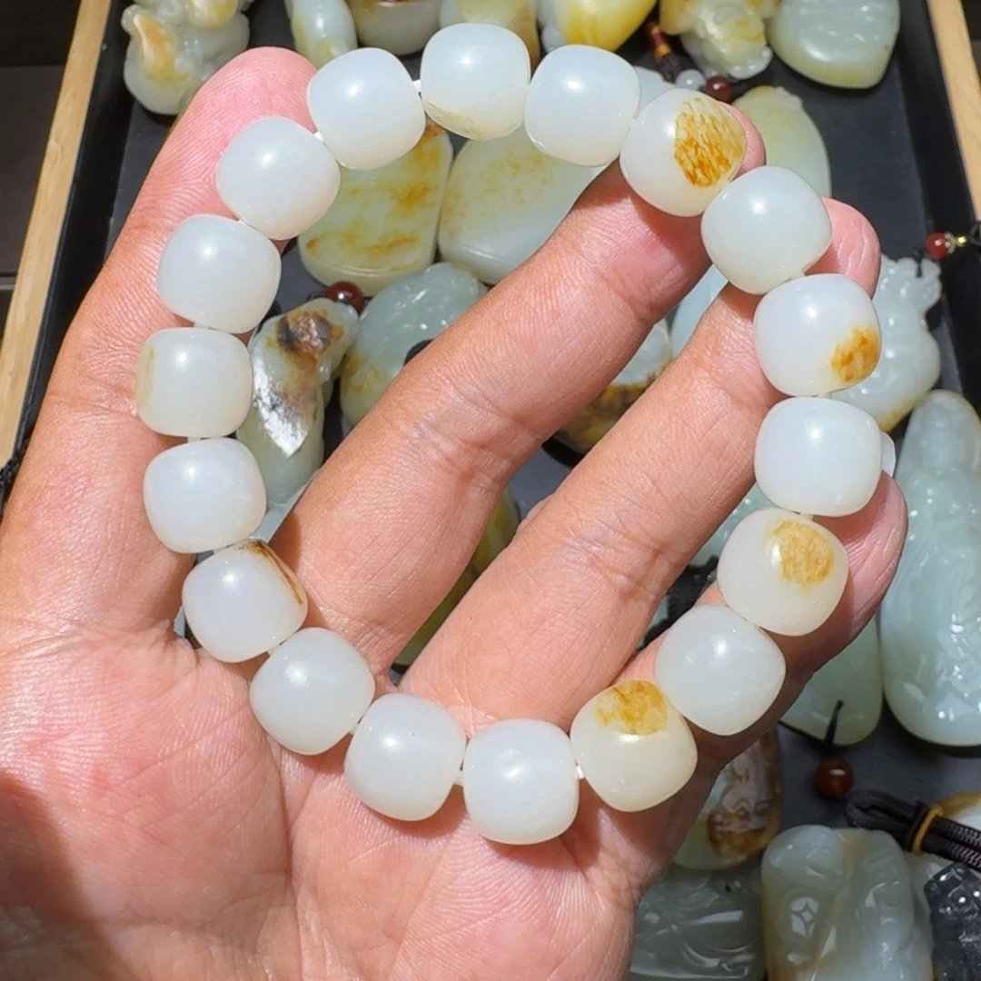 和田玉未镶嵌吊坠(不含链)
