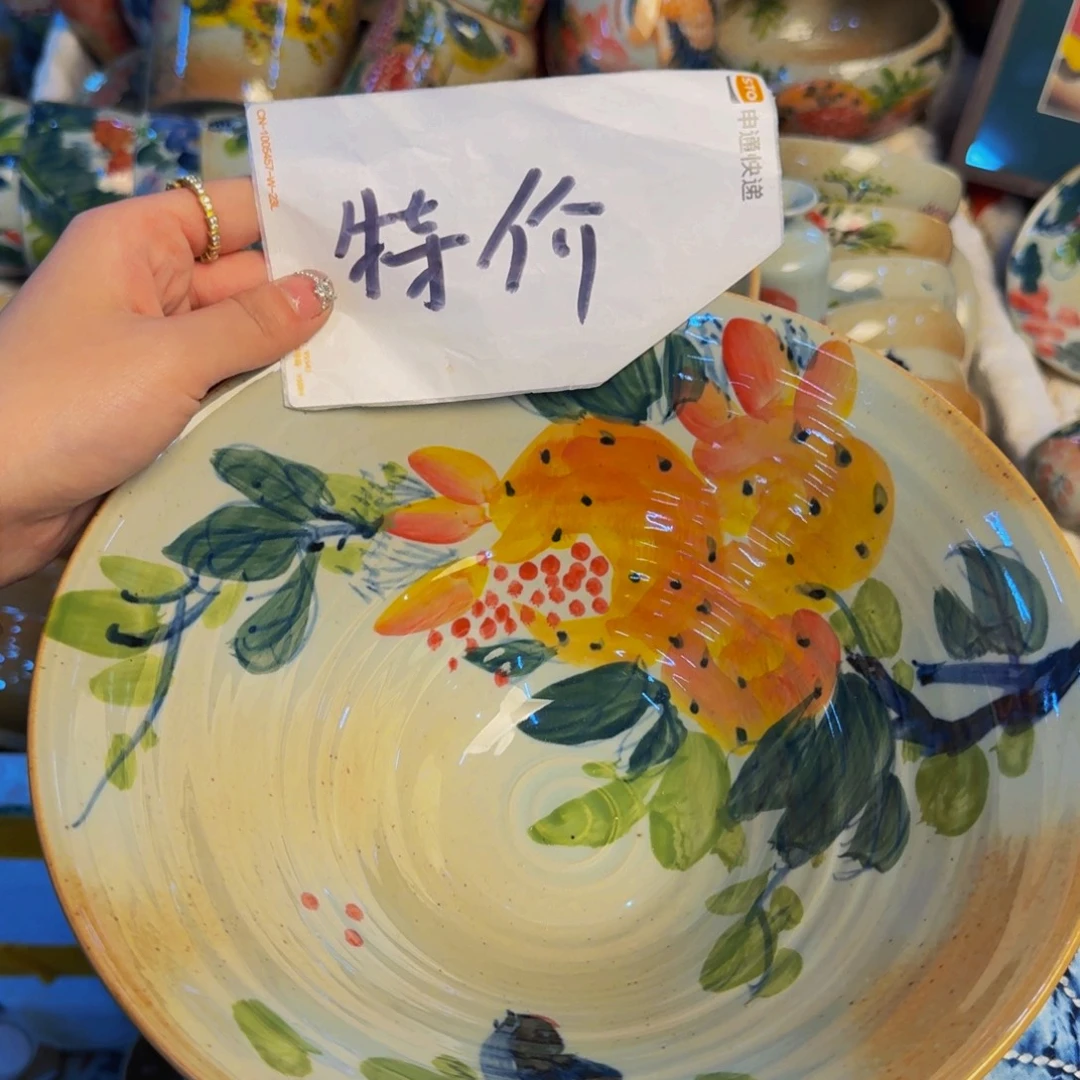 瓷片景德镇陶瓷手工手绘
