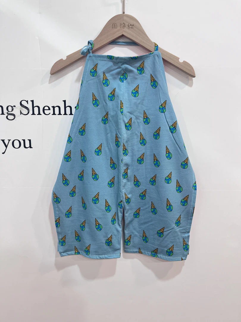 【周艳红】抖音专供款no退换春夏休闲宝宝居家带腿肚兜儿童薄款夏季