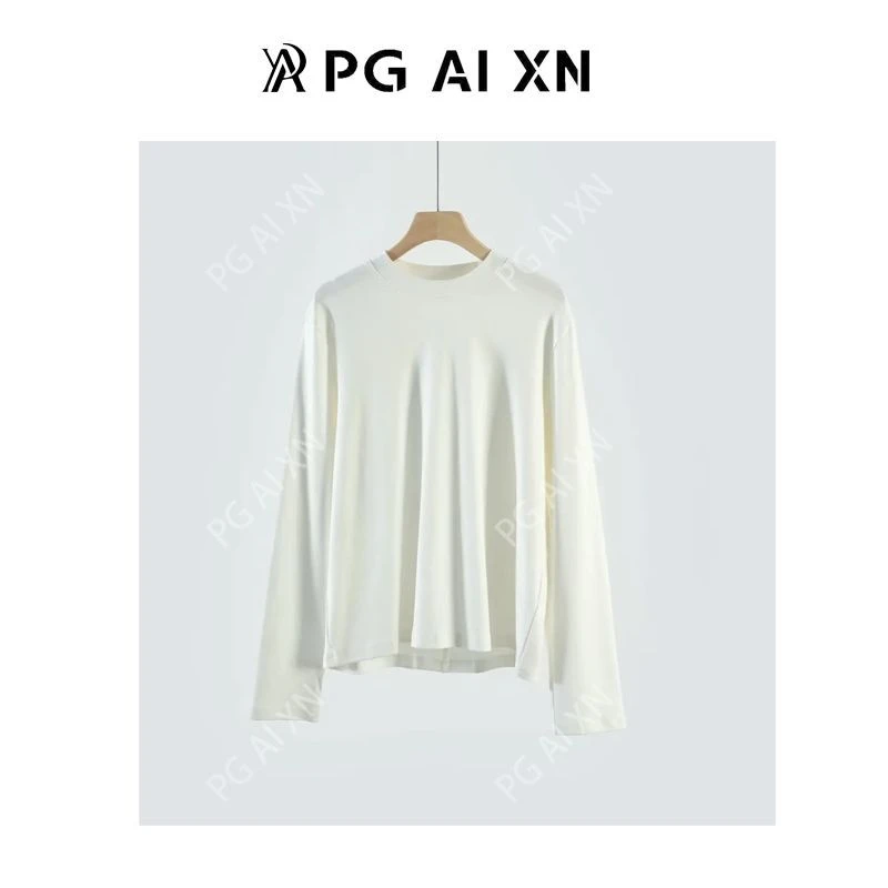 甄老板 新疆长绒棉水洗长袖T PGXN2438