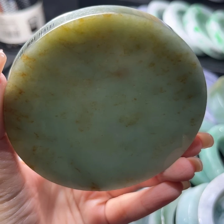 符***宝定制翡翠未镶嵌翡翠手镯