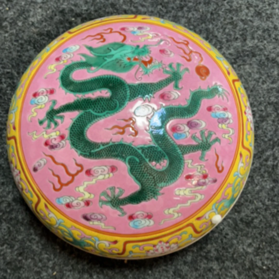 胭脂红绿龙大盖合