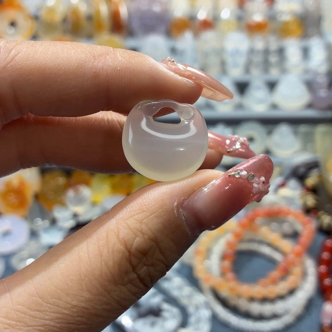 玛瑙/玉髓未镶嵌吊坠(不含链)