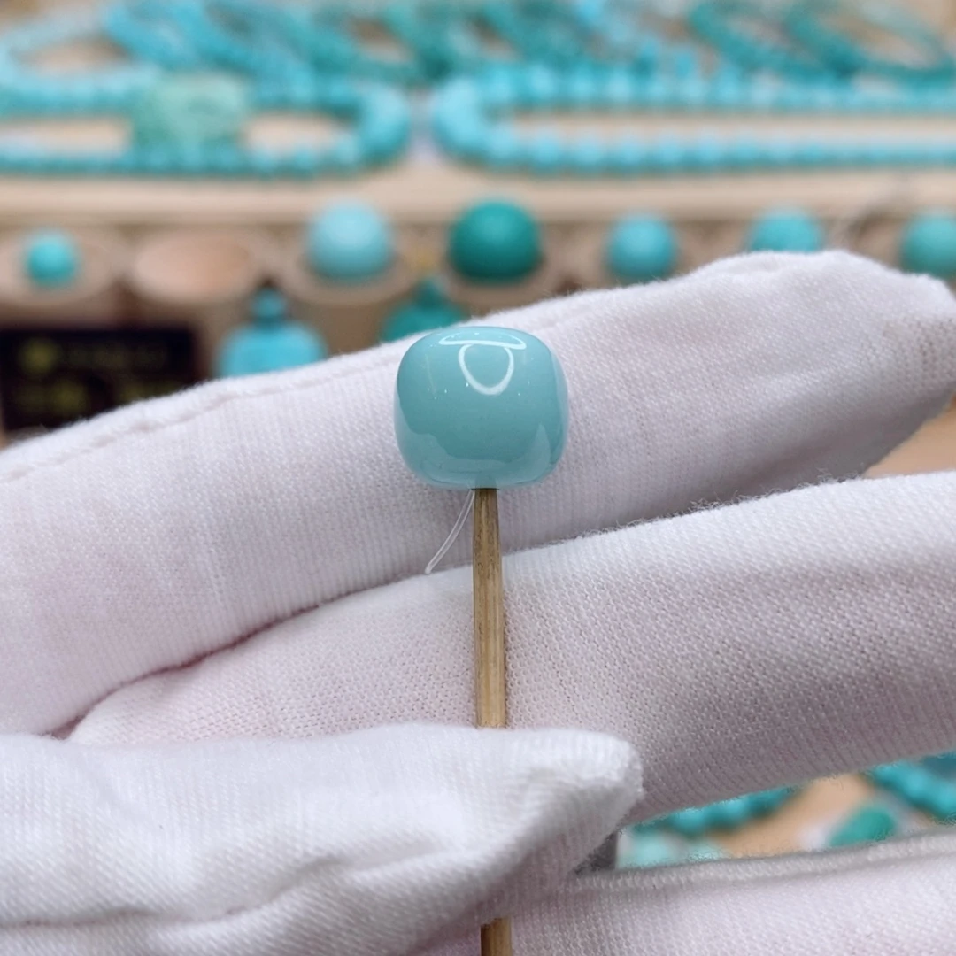 绿松石未镶嵌珠宝奇石11.2mm