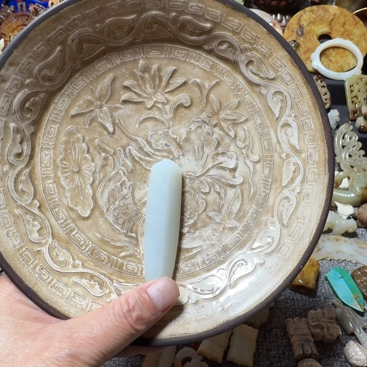 擎***柱瓷片青花瓷器11111