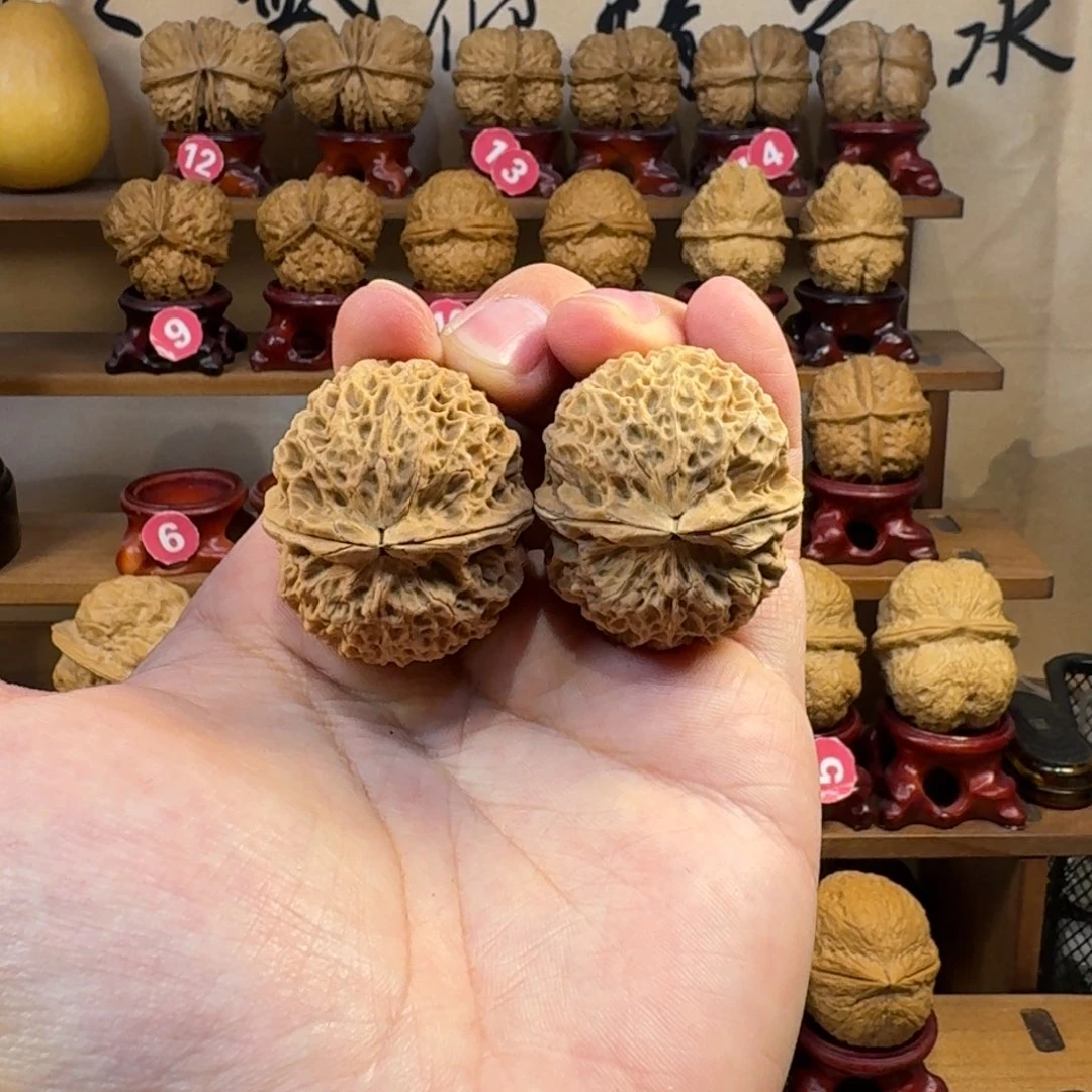 铁核桃把件臻龙铁绣球40尺