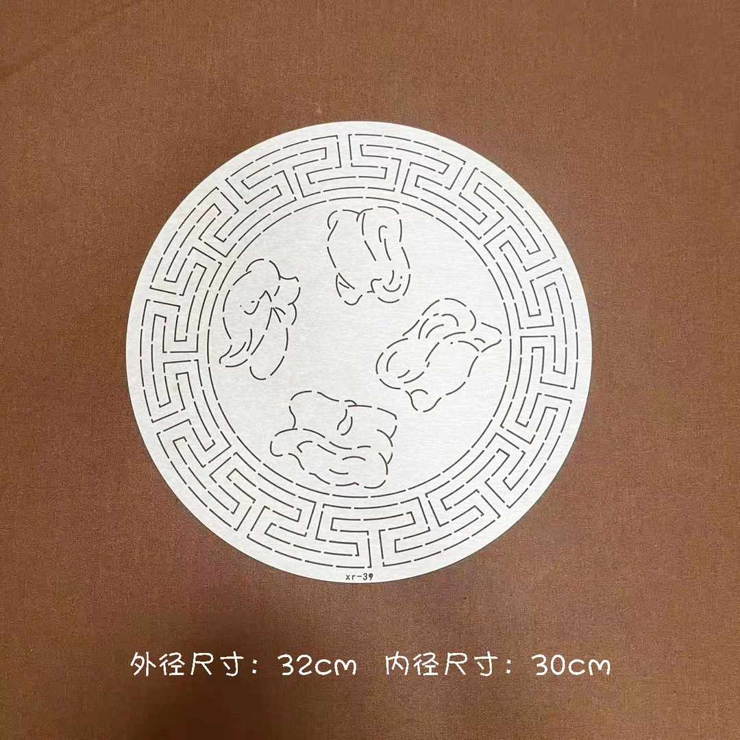 徐仁专属 蒙古族纹样 藏族纹样 吉祥纹样 刺子绣软模板xr39-xr52