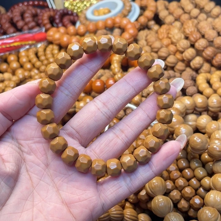 冷***净猴头微暇魔方手串
