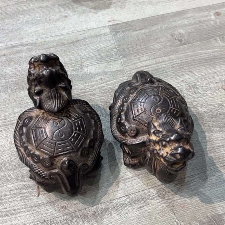 石材天然青石雕刻4只