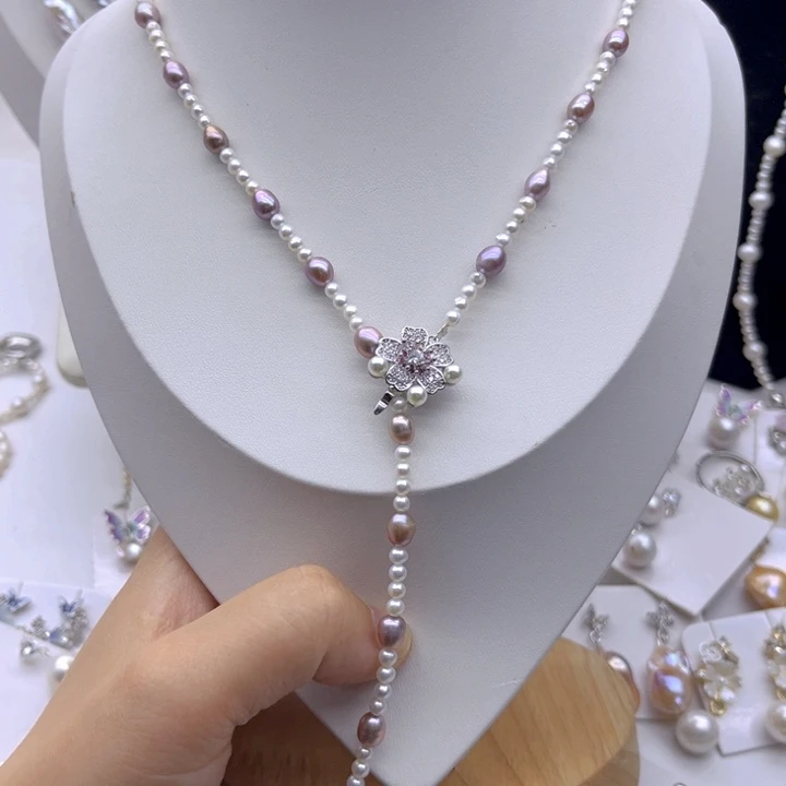 未镶嵌颈饰淡水珍珠