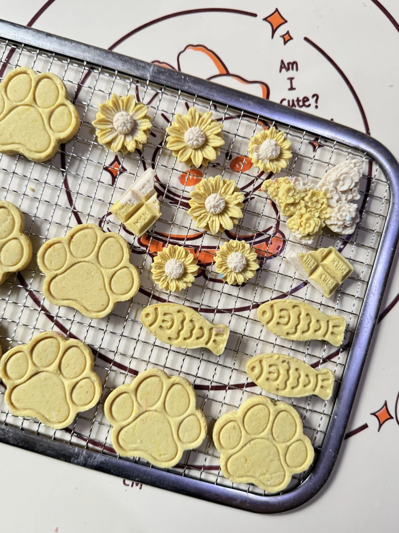 犬猫适用零食卡通蝴蝶mini花花宠物奶酪饼干