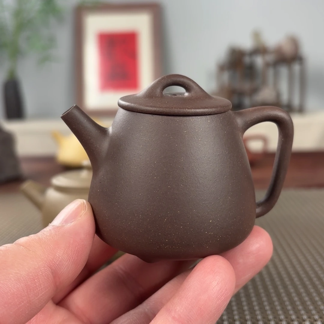 紫砂茶壶黄龙山原矿紫砂壶