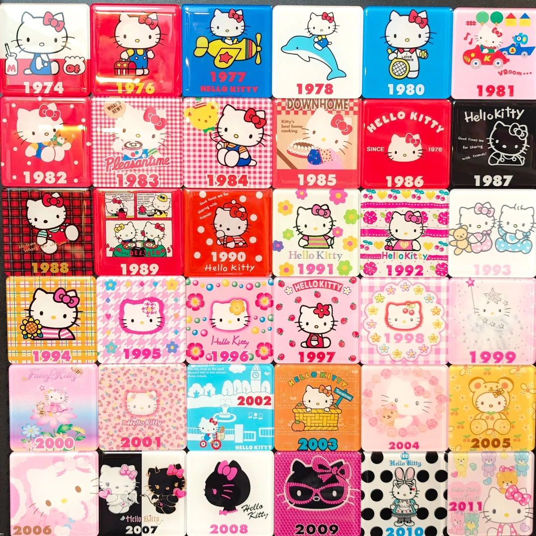 Hello Kitty凯蒂猫DIY年份冰箱贴【拍下备注年份，无备注随机发】