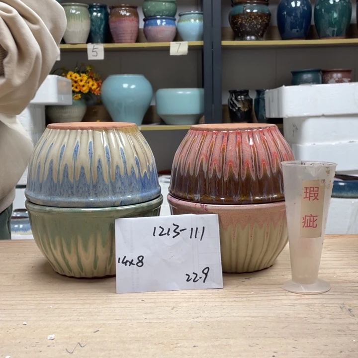 紫砂花盆多肉花盆微瑕111