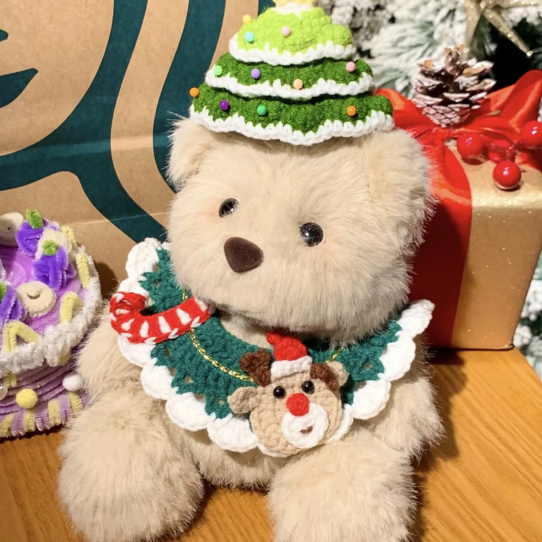 男女送圣诞节小玩偶玩偶diy录音小卷毛礼品会材料包朋友的狗狗