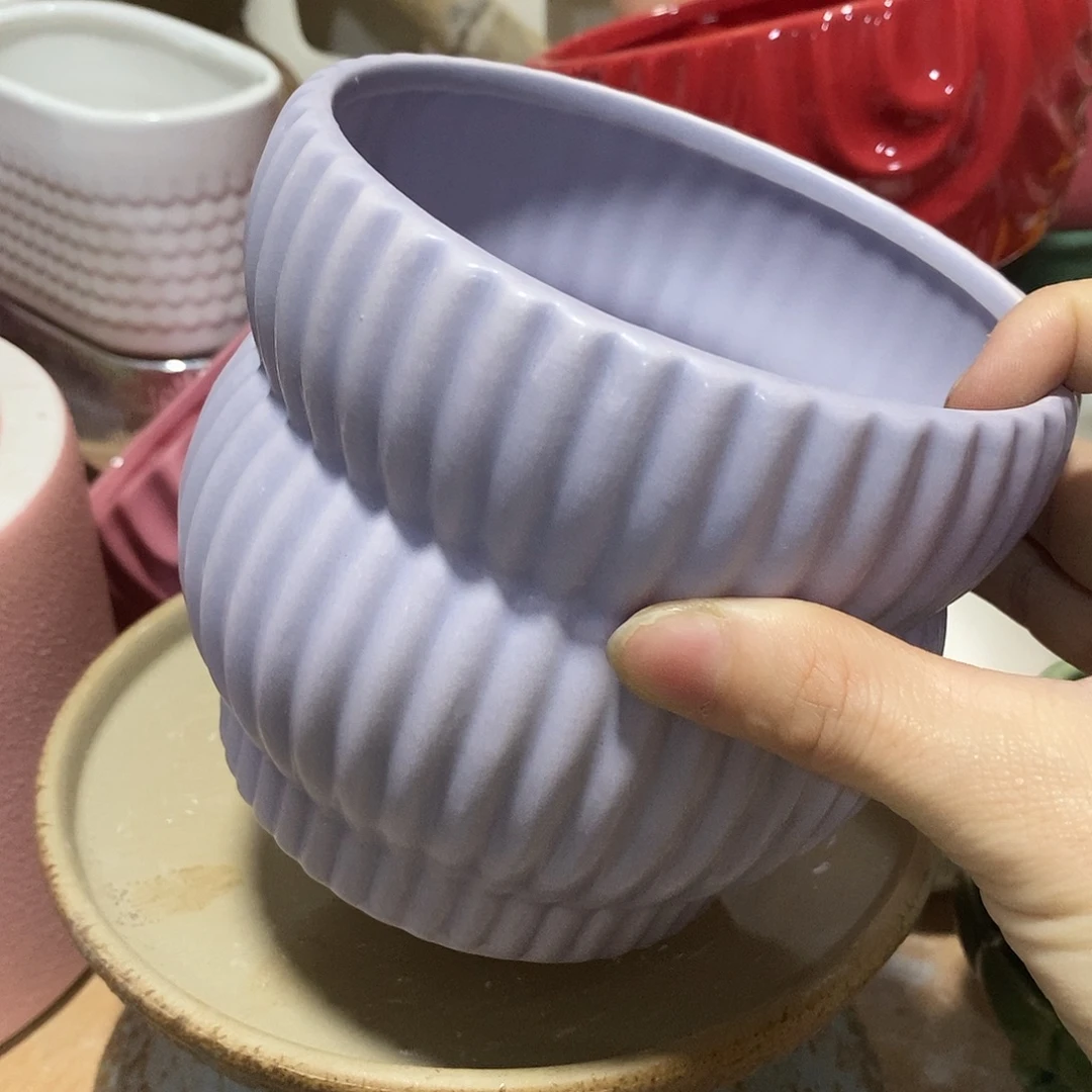 杯子陶盆有孔 瑕疵介意勿拍