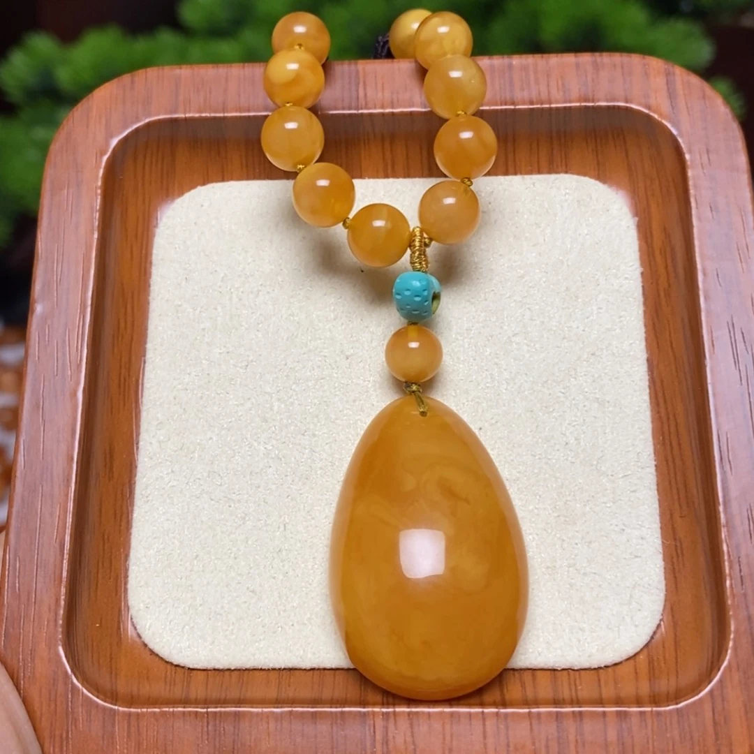 【闪购商品】蜜蜡颈饰未镶嵌项链