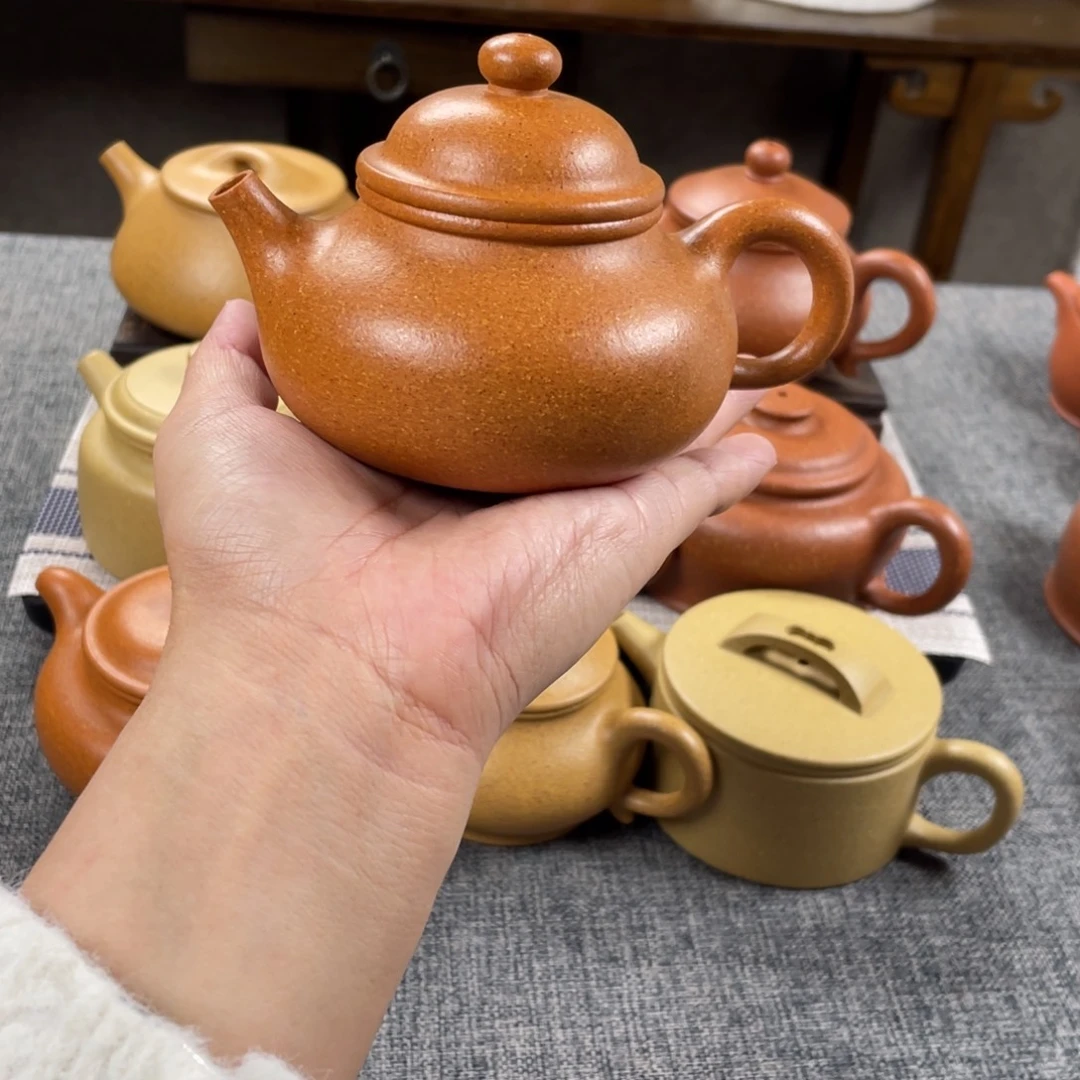 茶壶紫砂老档口黄段容天全手30目170手工泥