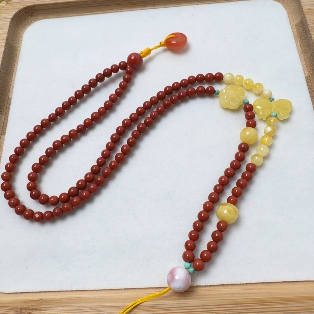 蜜蜡吊坠(赠链)未镶嵌4.8mm