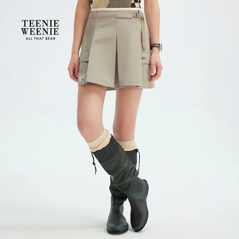 TeenieWeenie小熊女装半身裙25少女潮流户外百褶裙女TTWH253701T