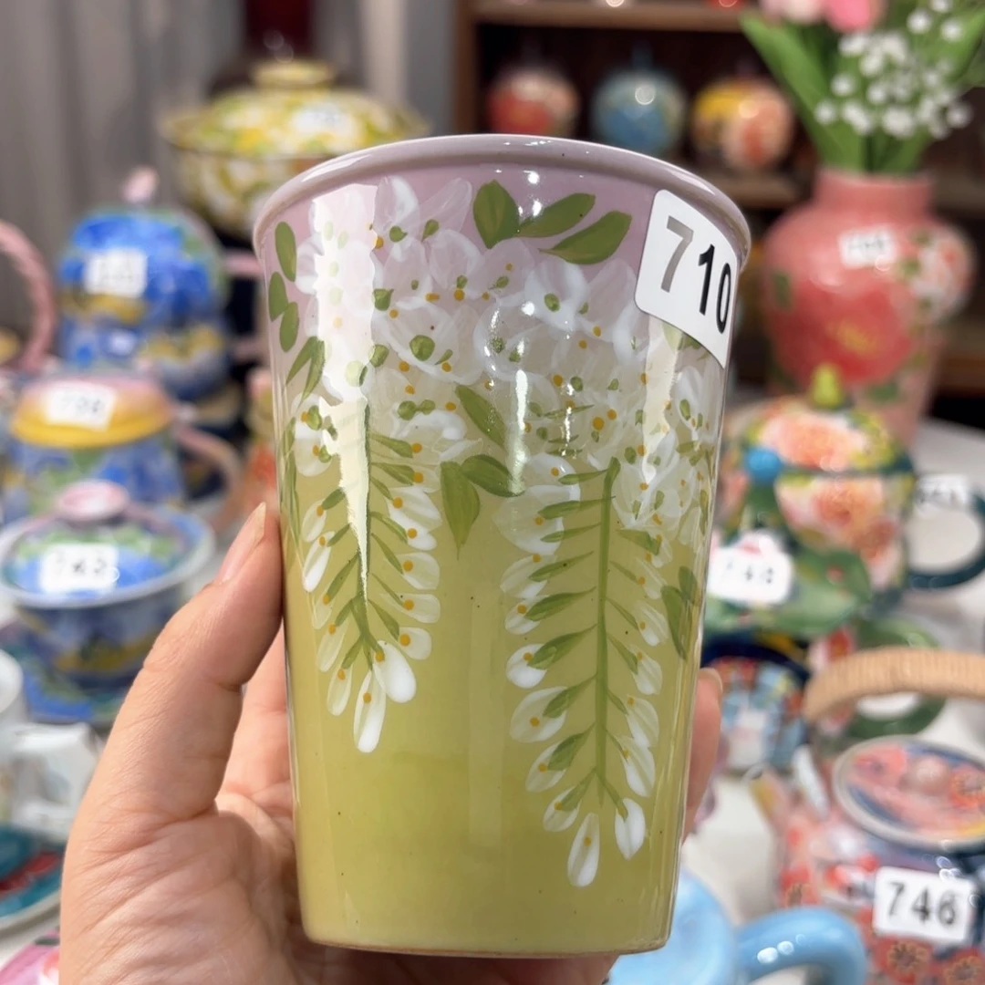 景德镇手绘高温釉下彩陶瓷茶具