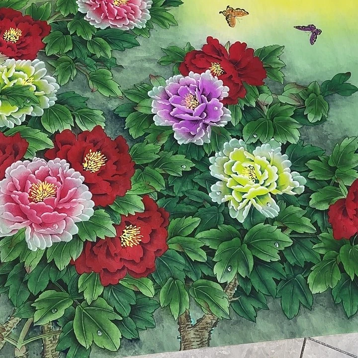 国画不***碰牡丹1226669555555