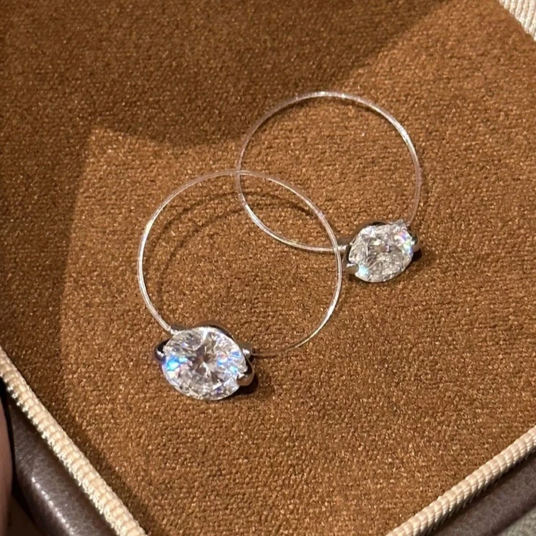 人鱼隐形之泪戒指女款小众设计感高级轻奢食指戒气质爆闪个性百搭