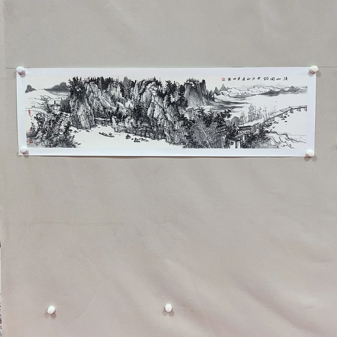 国画丁华明出版作品