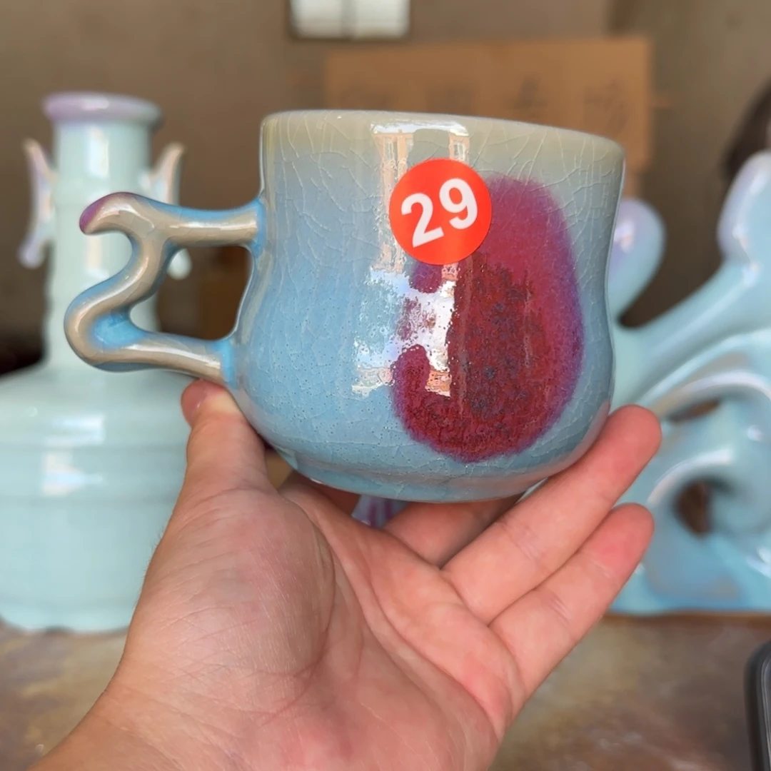 摆件郑家钧窑摆件微