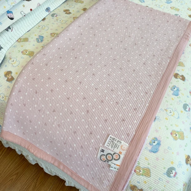 (单人福利)外贸尾单双面凉席莫代尔天丝单人床盖夹棉绗缝透气薄款