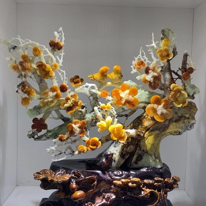 未镶嵌蛇纹石玉（覆膜）珠宝奇石