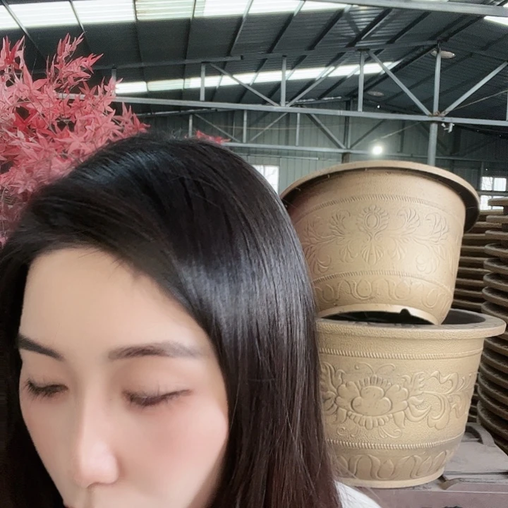 圆60口径花盆两个